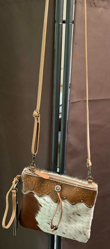 Myra cowhide crossbody western - myra,