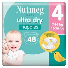 Nutmeg Ultra Dry Nappies Size