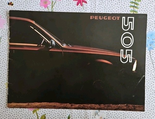 Peugeot 505 sales brochure - peugeot,