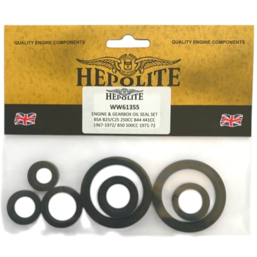 Hepolite oil seal - hepolite, bsa