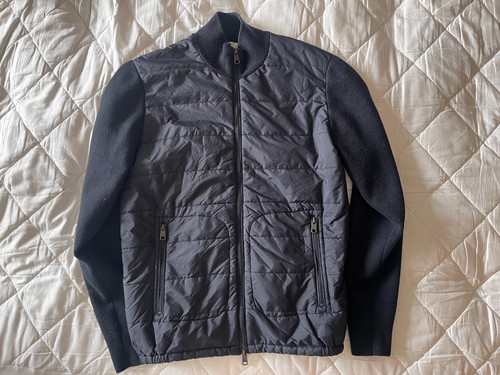 Mango mens knit - mango, knit/quilted