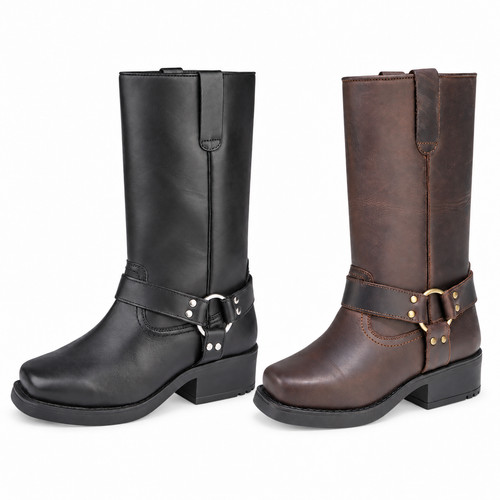 Mens leather pull western - mens,