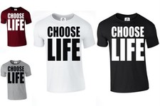 Choose Life Wham Retro 80s T Shirt fancy dress INSPIRED (CHOOSE LIFE, T-SHIRT)