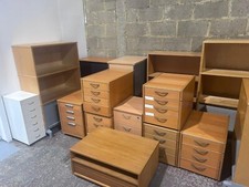 Filing Cabinet, Wooden Office Cabinet, 3/4 Drawer Cabinet File Drawer