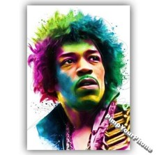 JIMI HENDRIX W1 POSTER ART
