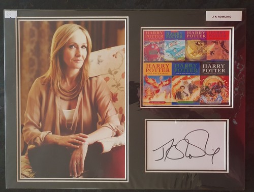 Rowling signed 16x12 - j,