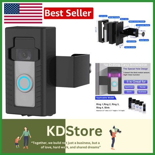 Drill anti theft doorbell - no-drill,