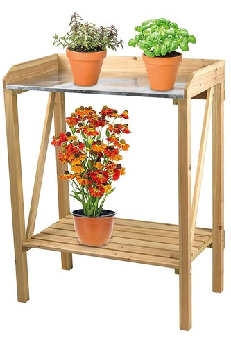 Potting table wooden - table,