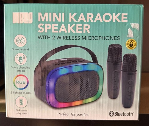 Mini karaoke speaker with - karaoke,