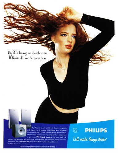 1998 philips vintage - print, ad