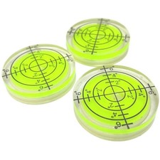 32mm Round Bullseye Precision Spirit Level Bubble Caravan, Shelves etc