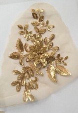 Sequined applique motif