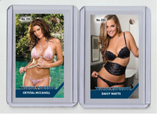 Daisy Watts rare MH Trunk Pressed #'d x/3 Tobacco card no. 202