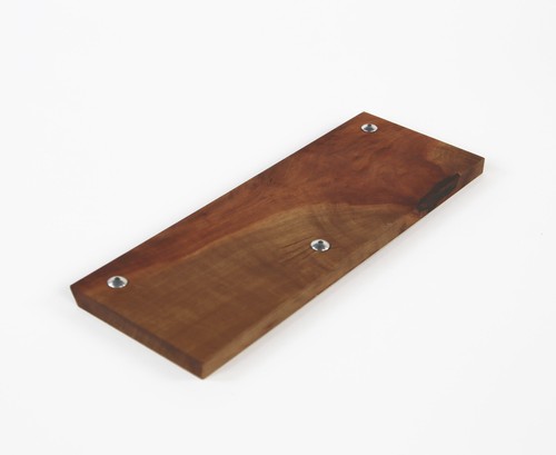 Birch wood plinth for - wood, thorens