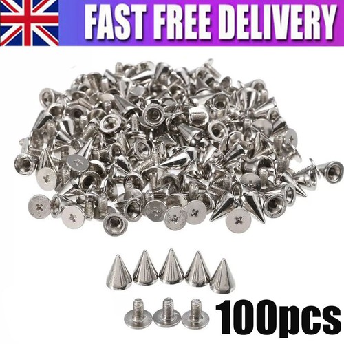 100pcs 10mm punk cone - cone, spikes