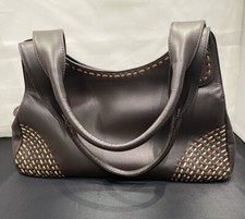 Ciccia Brown Soft Leather Shoulder Understated Bag Small Lined Interior Pockets