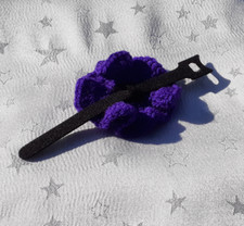 AP -HANDMADE PURPLE POPPY FOR ANIMAL COLLARS & HARNESSES FROM MURPHY'S ARMY