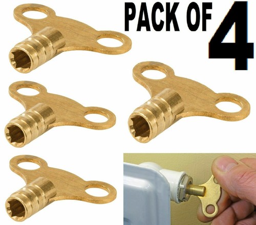 4pcs radiator plumbing bleed - 4pcs,