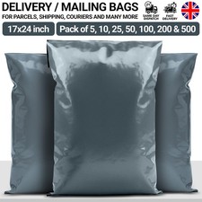 17x 24 Mailing Bags Postage Coloured Poly Plastic Packaging Parcel Shipping Bags