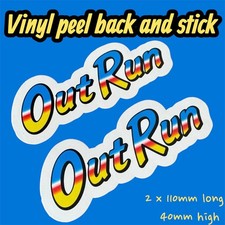 Out Run X2 Classic 1980's Logo