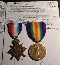 WW1 1915 Star & Victory