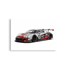 Audi R8 Lms Gt2 red