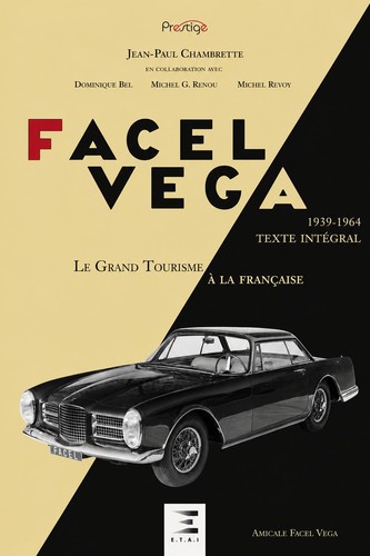 Facel vega classic car poster - facel,