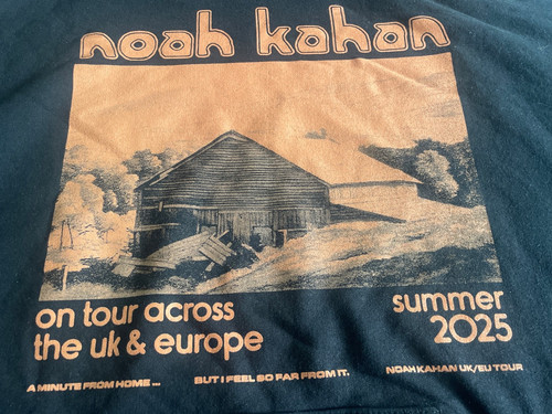 Noah kahan black hoodie size - black,