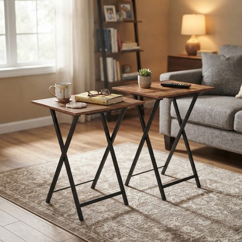 Rustic brown folding side - rustic,