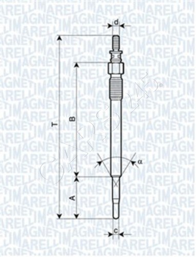 Glow plug fits peugeot - plug, citroen