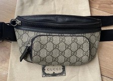 Gucci Belt Bag 100% Authentic Eden 450946 GG Supreme Small With Dustbag RRP £970