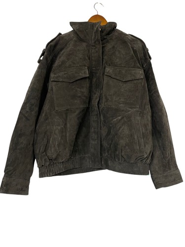 Zara womens suede gray - womens, bomber