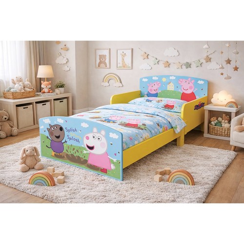 Licensed peppa pig bed - peppa, frame