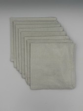 Set Of 8 Light Grey Silver