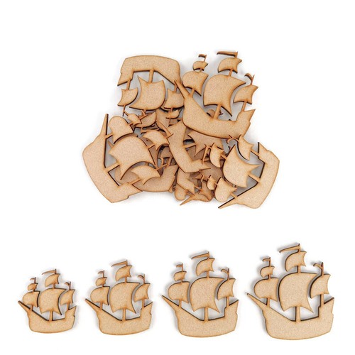 Pirate ship mdf craft shapes - pirate,