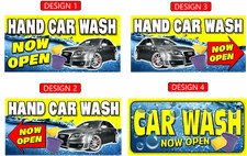CAR WASH BANNERS FOR OUTDOOR USE HAND CARWASH AUTO BANNER SIGN PVC VINYL SIGNS
