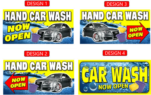 Car wash banners for - wash,