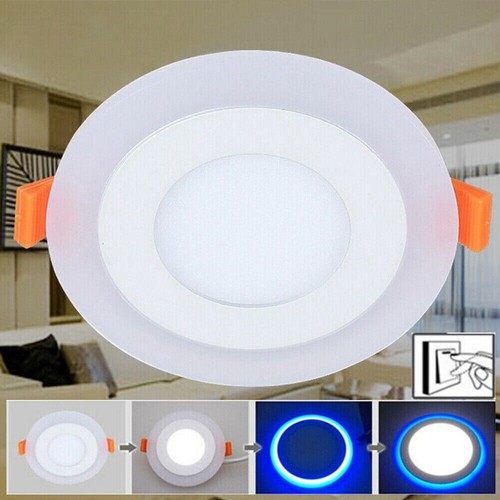 Dual colour round - colour, recessed