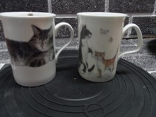 2 x Cats Mugs Roy Kirkham &