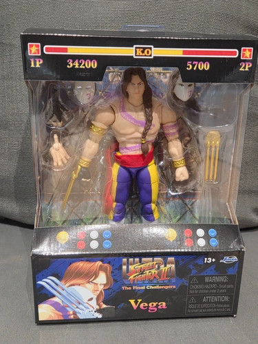 Jada street fighter vega - vega, 6"