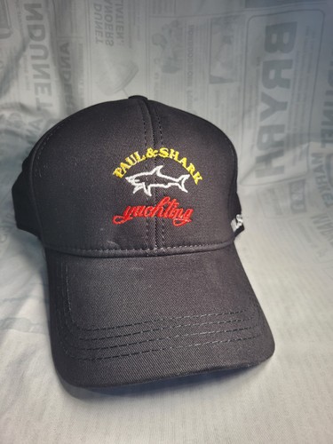 Paul and shark cap black - and,