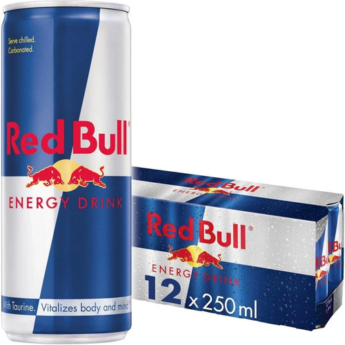 Red bull energy drink - bull,
