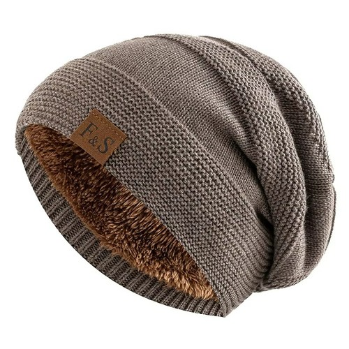 Unisex slouchy winter hat fur - unisex,