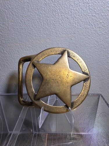 Vintage rock star - star, brass