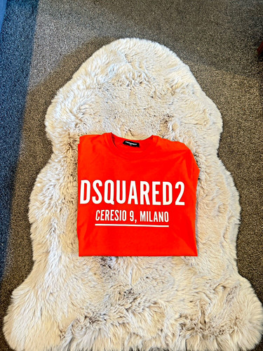 Dsquared2 orange graphic - dsquared2,