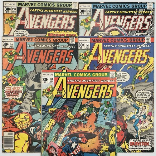 Avengers 156 160 lot - #156-160,