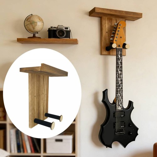 Wooden guitar hanger - wooden, universal