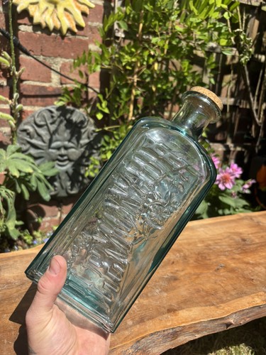 Vintage large clear blue - vintage, hue