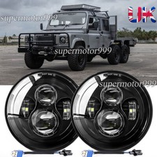 2PCS 7" Inch Round Projector