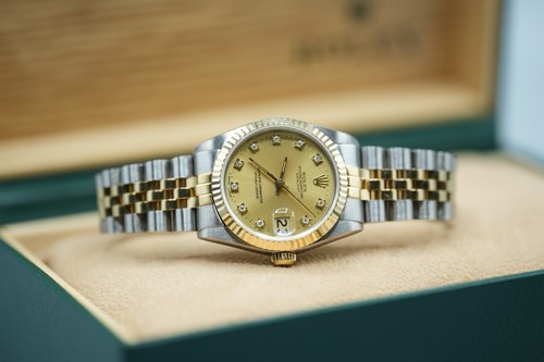 Ladies steel gold rolex - ladies,